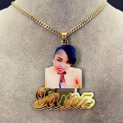 acrylic name plate jewelry websites custom word jewelry wholesale china text necklace replica